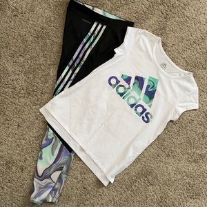 Girls Adidas set